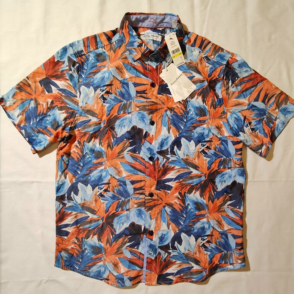 NWT Tommy Bahama Men's Island Zone‎ Botton Down Shirt M